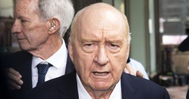 Former broadcaster Alan Jones at Downing Centre Local Court last year.