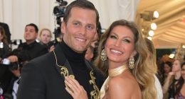 Buff Tom Brady goes totally naked at mansion opposite ex Gisele Bundchen... as insiders cheekily reveal: 'He knows what he's doing'