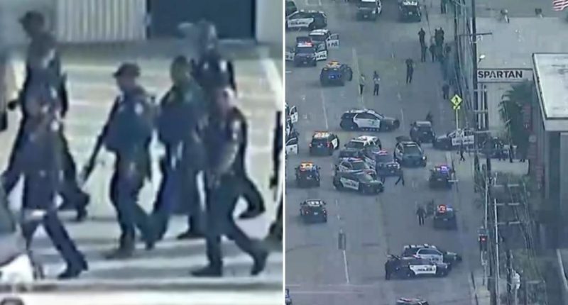 California technical college workers shot on campus in alleged workplace violence incident
