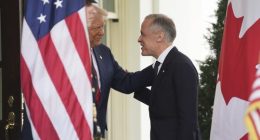 Canada's new prime minister arrives at the White House for Trump meeting