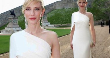 Cate Blanchett stuns in figure-hugging white gown