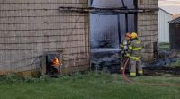Champaign Co. building fire caused by 'active burn pile' and 'windy conditions'