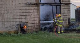 Champaign Co. building fire caused by 'active burn pile' and 'windy conditions'