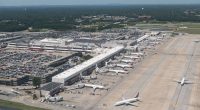 Chaos at America's busiest airport as ALL flights are grounded