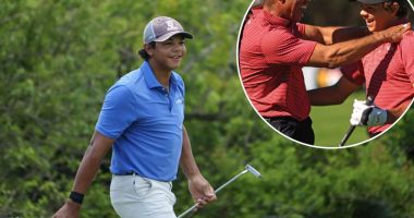 Charlie Woods shocks top amateurs for biggest win of young career
