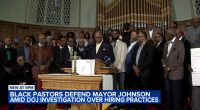 Chicago Black pastors gather in solidarity with Mayor Brandon Johnson amid Department of Justice hiring investigation