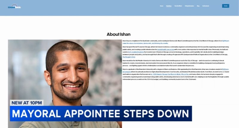 Chicago Mayor Brandon Johnson appointee Ishan Daya steps down hours after being named to city role amid controversy