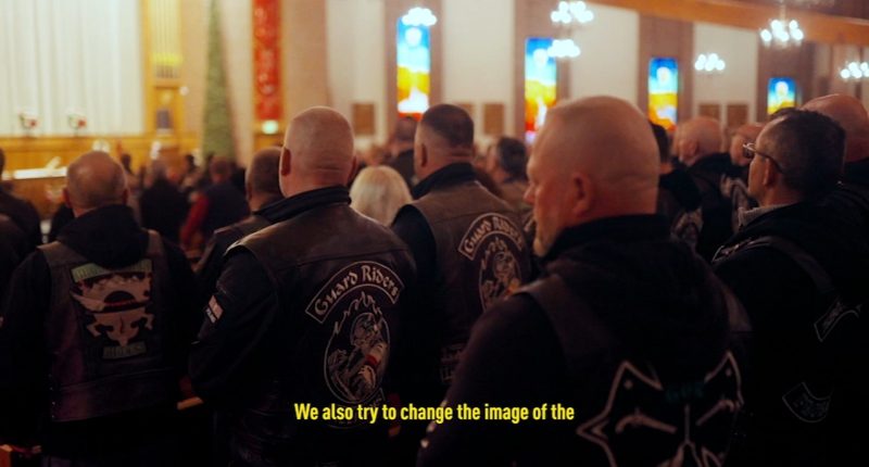 Chicago biker clubs receive holy blessing at Our Lady of Czestochowa Shrine in Merrillville, Indiana ahead of riding season