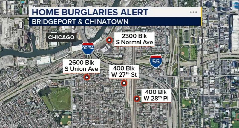 Chicago police warns of home break-ins, burglaries in Chinatown, Bridgeport