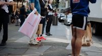 Shoppers at Sydney's Pitt Street Mall.