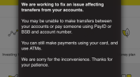 Commï»¿onwealth Bank app and NetBank customers are unable to transfer money or pay someone due to an issue affecting the system.