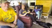 The Whittaker family in their home.
