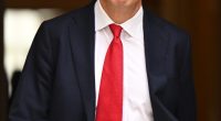 Ed Miliband, Energy Secretary, leaving Downing Street.