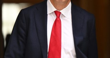 Ed Miliband, Energy Secretary, leaving Downing Street.