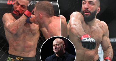 Dana White shows off Belal Muhammad's horrifying UFC injury in gruesome photo