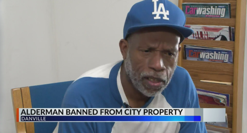 Danville alderman banned after aggressive argument