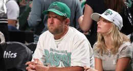 Dave Portnoy hard launches romance with Camryn D'Aloia at Celtics game