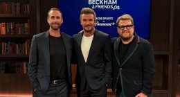 David Beckham is joined by James Corden on his chat show amid mystery