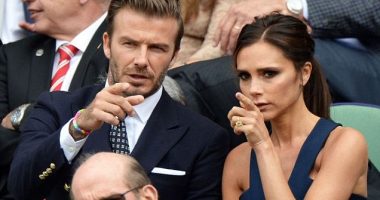 David and Victoria take their place in the Royal Box