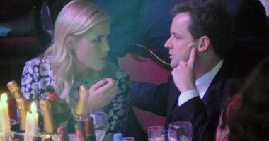 Declan Donnelly is smitten as Ali Astall accompanies him to RTS Awards