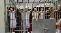 Deported 'Tren de Aragua gangsters' scream inside El Salvador prison