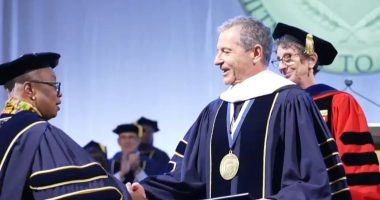 Disney CEO Bob Iger gets honorary degree from Ithaca College