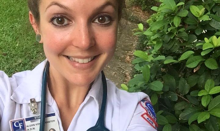Photo of Alexis Von Yates, a nurse whose license was suspended.