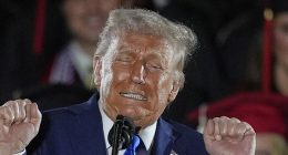 Donald Trump sends Alabama students wild by mocking trans athletes
