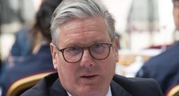 Head-and-shoulders portrait of British Prime Minister Sir Keir Starmer.