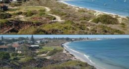 Dramatic image highlights holiday hotspot's erosion problem
