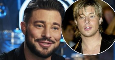 Duncan James unrecognisable as he appears on Celebrity MasterChef