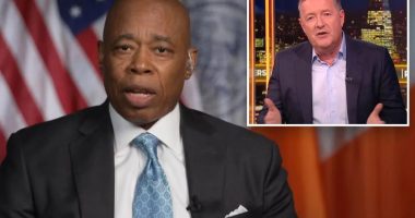 Eric Adams gets defensive about not joining Republican Party in fiery Piers Morgan interview -- ahead of DC meeting with Trump
