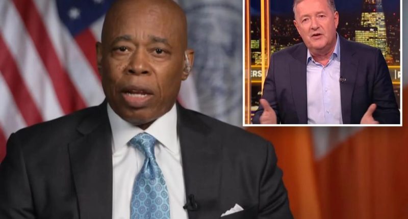 Eric Adams gets defensive about not joining Republican Party in fiery Piers Morgan interview -- ahead of DC meeting with Trump