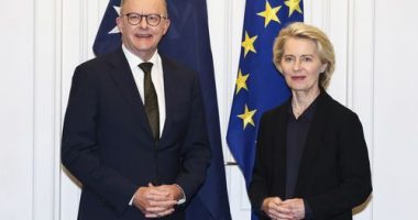 European Union seeking defence pact with Australia