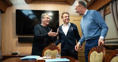 European leaders arrive in Kyiv amid push for 30-day ceasefire