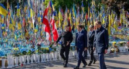 European leaders visit Kyiv