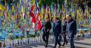 European leaders visit Kyiv