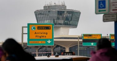 United Airlines station operation center at Newark Liberty International Airport.