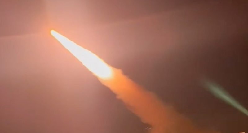 Missile launch.