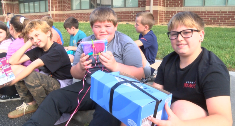 Fairmount Elementary hosts 12th annual 'Egg Drop'