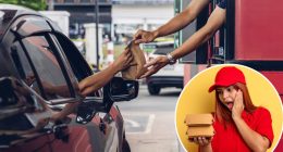 Fast food customer found terrifying note