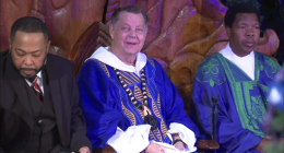 Father Michael Pfleger celebrates 50 years as priest at St. Sabina Church on Chicago's South Side in Auburn Gresham