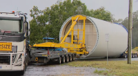 There are fears a highway overpass could be closed for more than a year after a wind turbine part became stuck yesterday in Queensland.
