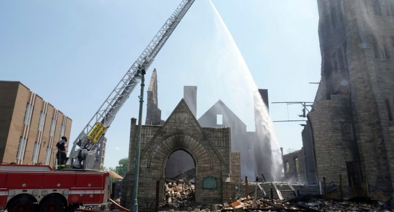 Fire at historic Black church in Memphis was intentionally set, investigators say