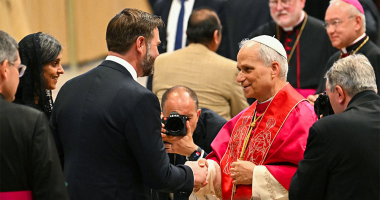 First American pope welcomes Vance and Rubio for private Vatican audience