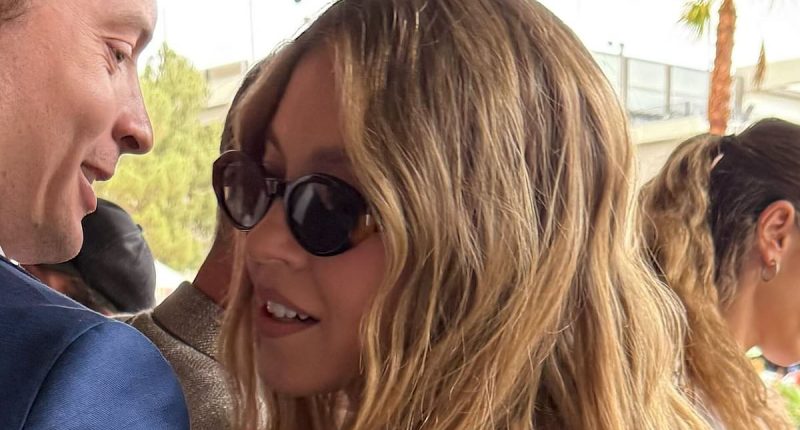 Flirty Sydney Sweeney chats up A-list hunks at Las Vegas party
