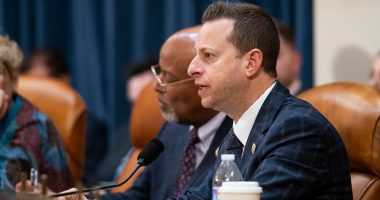 Rep. Jared Moskowitz (D-Fla.) asks a question during the first hearing of the Task Force on the Attempted Assassination of former President Trump in Butler, Pa., on Thursday, September 26, 2024.