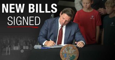 Florida Gov. DeSantis signs biggest batch of new laws yet. Here’s the full list