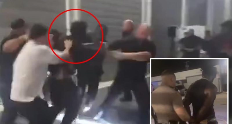 Former NFL star Antonio Brown involved in brawl outside Miami boxing event as gun shots heard