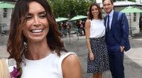 Frank Lampard takes fiancée Christine Bleakley on a date at Wimbledon